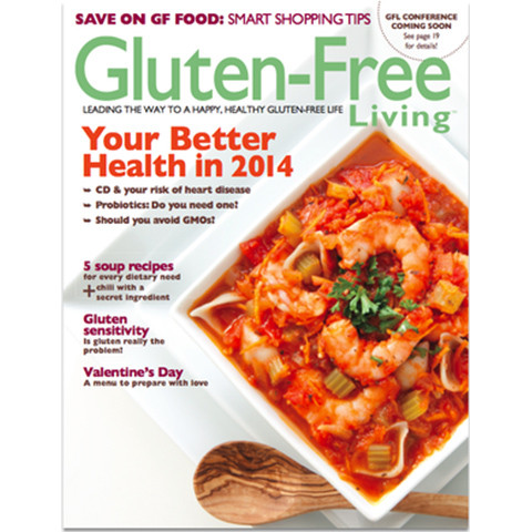 Natural Food Chef Lee Cotton in Gluten Free Living Magazine